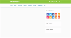 Desktop Screenshot of infosehatku.net