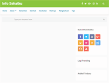 Tablet Screenshot of infosehatku.net